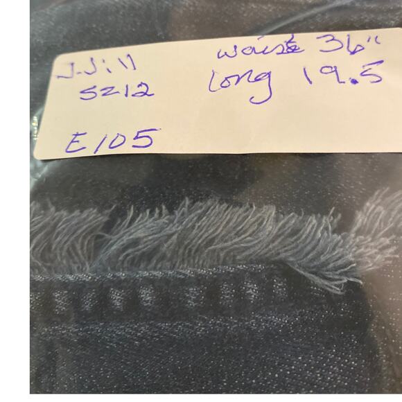 J Jill Denim Skirt Womens Size 12 Dark Wash Straight Knee Length - Picture 6 of 6